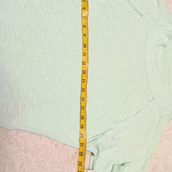 We the Free Mint Green Cowl Neck Sweatshirt Size S - Picture 4 of 10